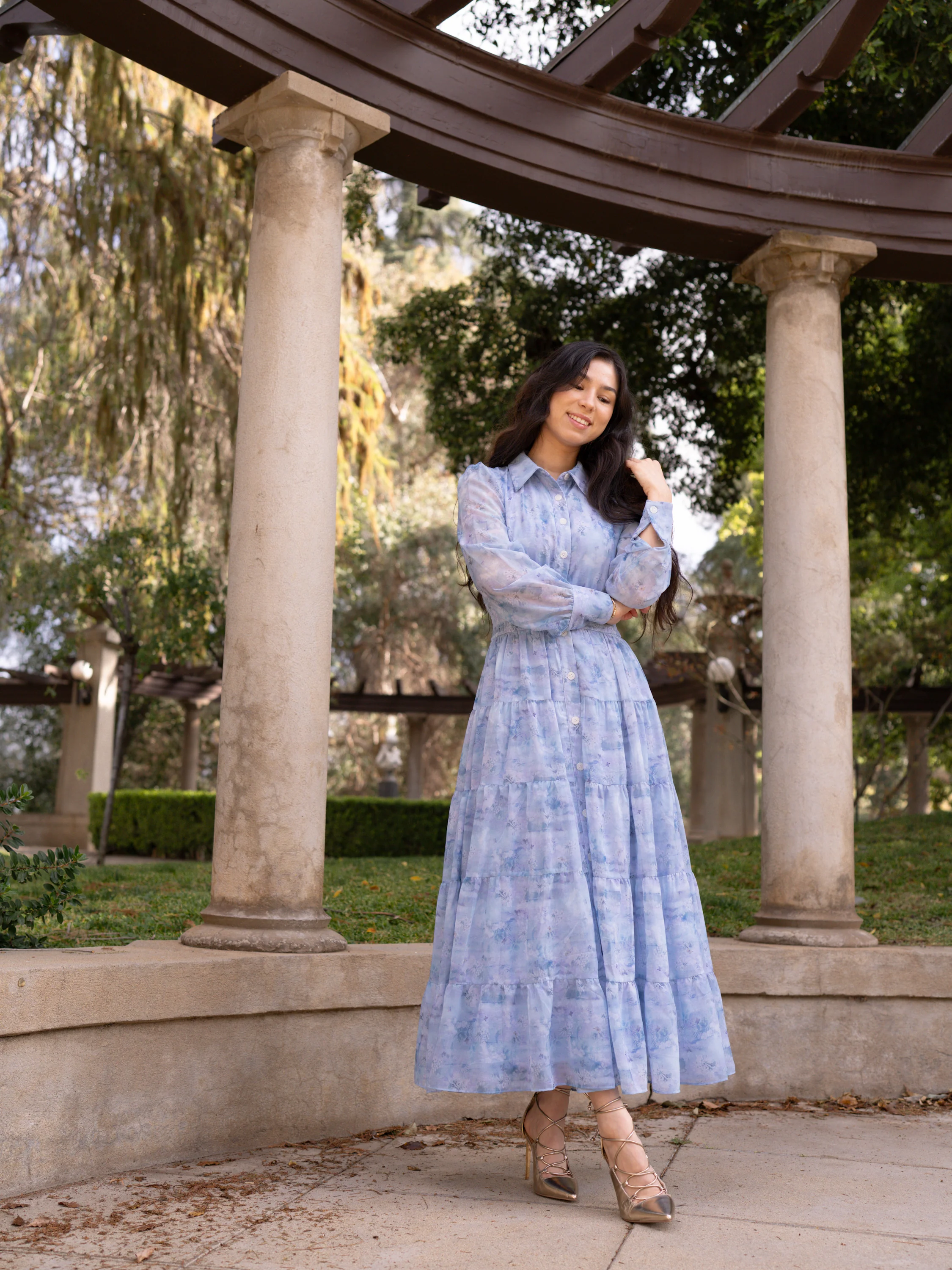 Blue Butterfly Dress - Image 10
