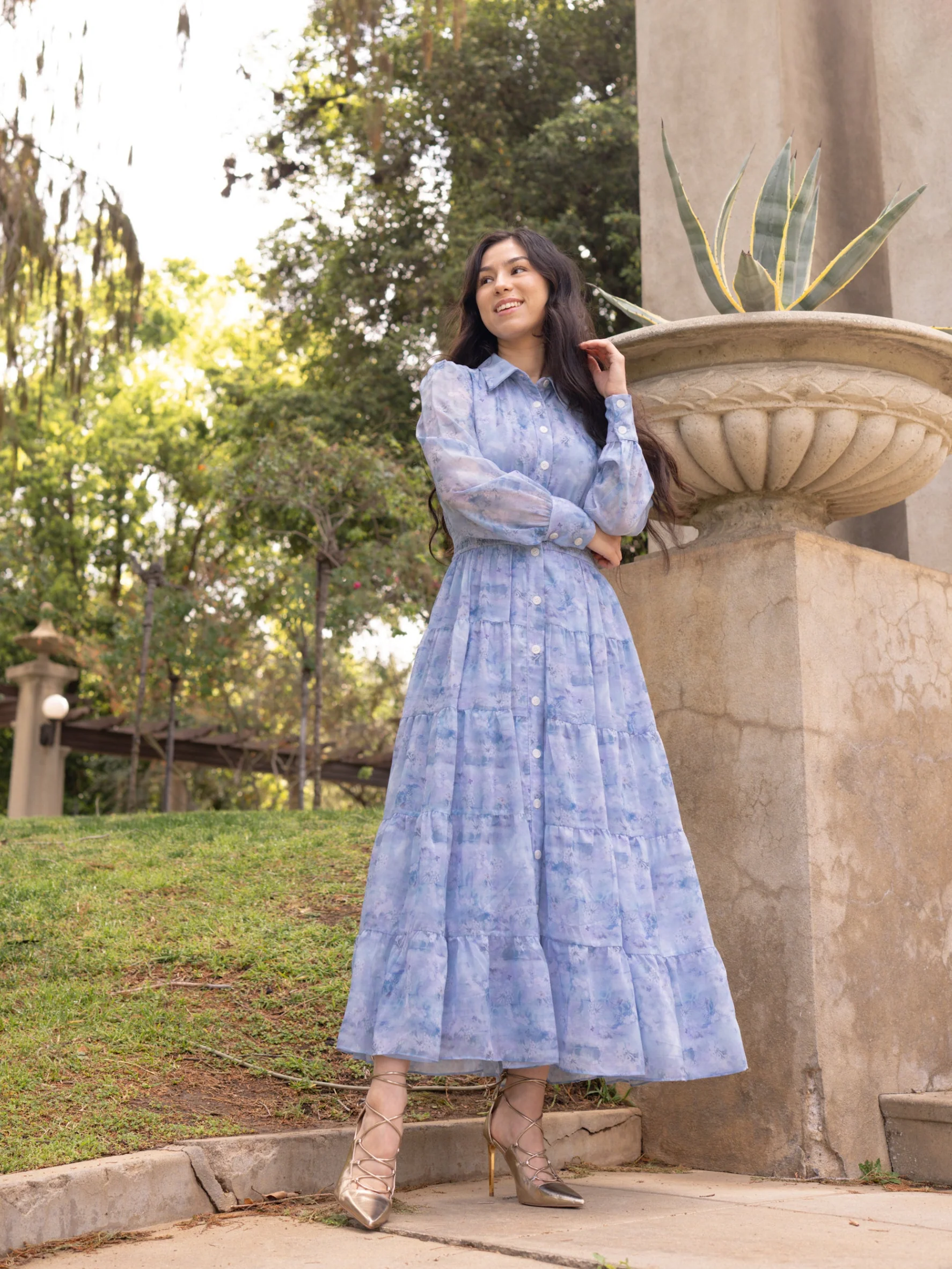 Blue Butterfly Dress - Image 11