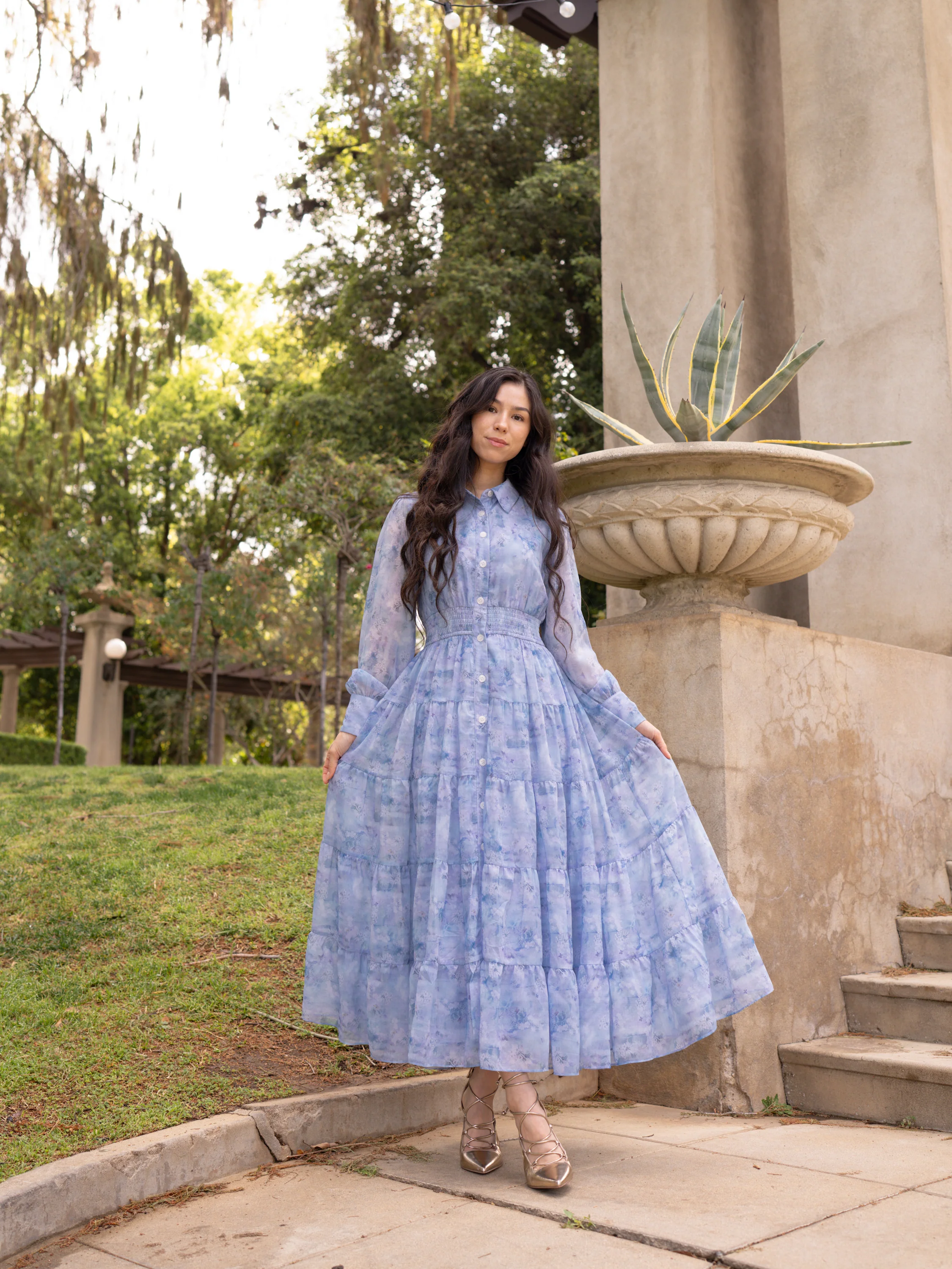 Blue Butterfly Dress - Image 6