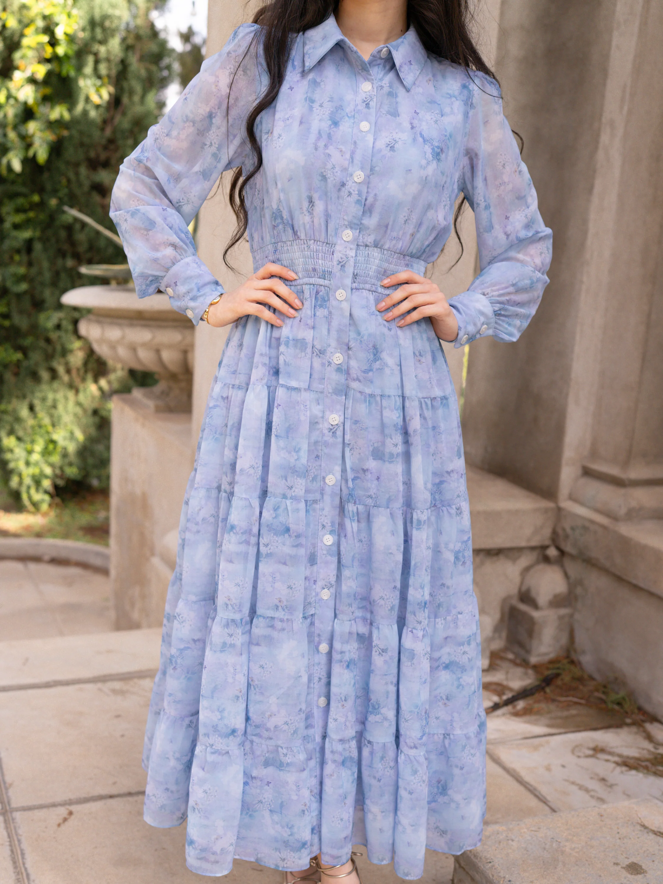 Blue Butterfly Dress - Image 9