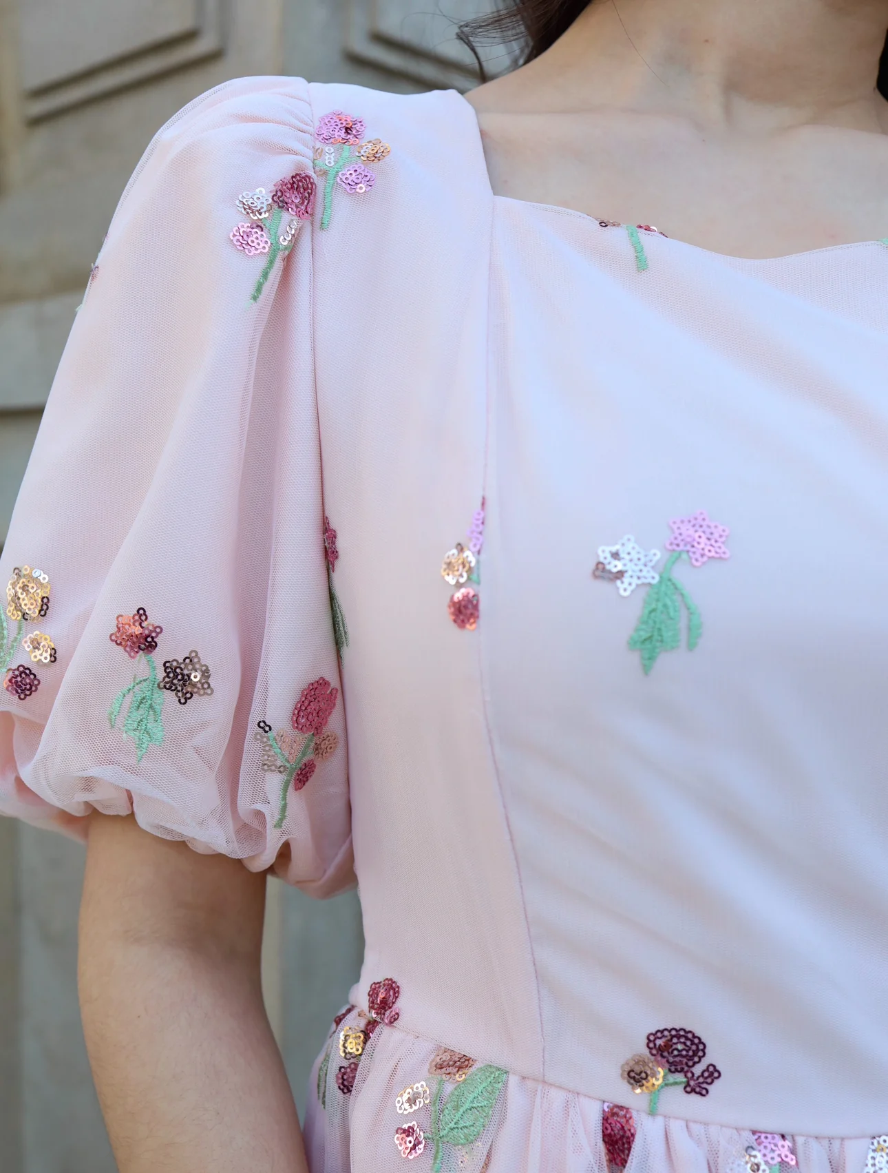 Blushing Petals Dress - Image 6