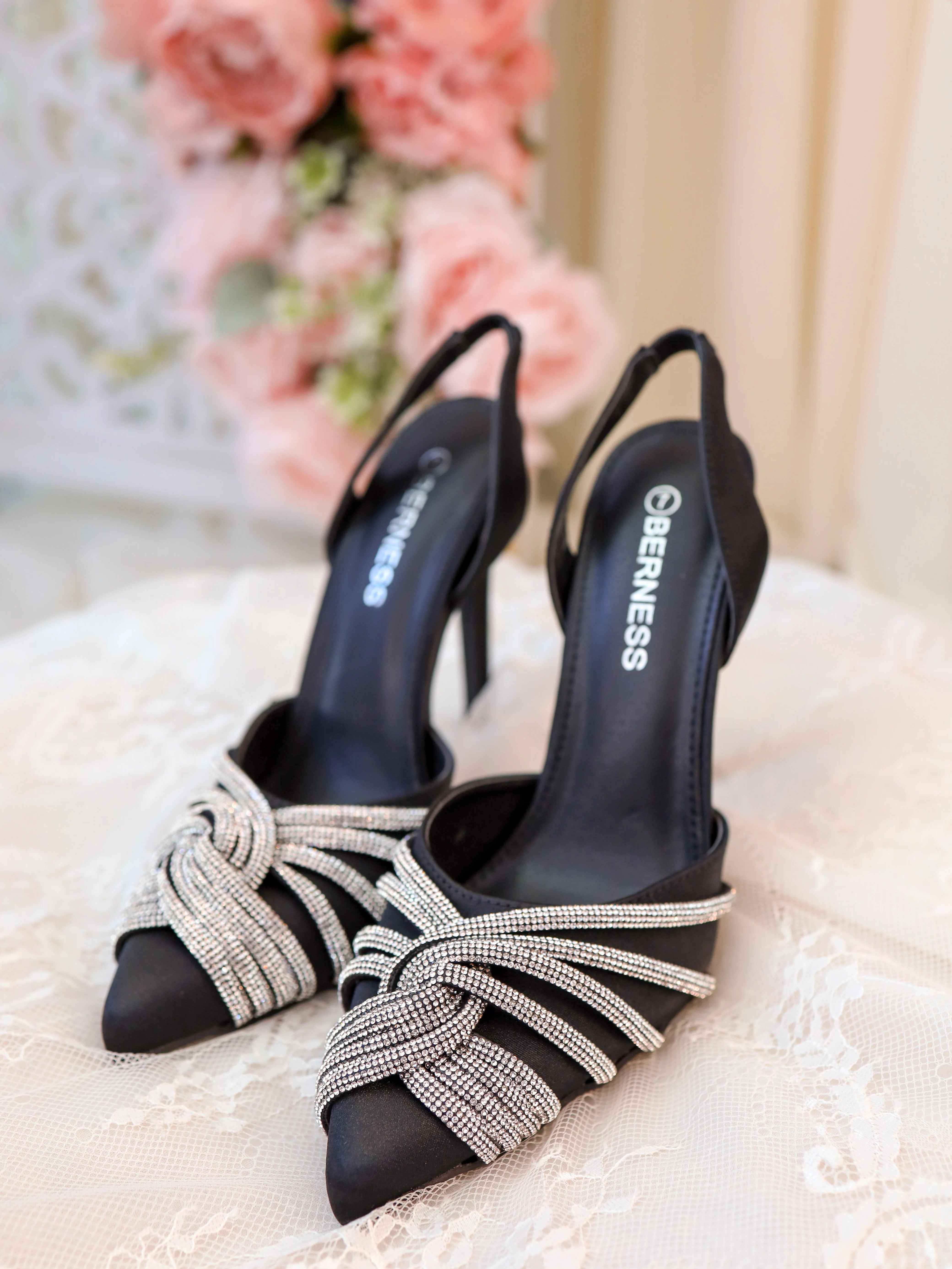 Blossom Heels in Black - Image 3