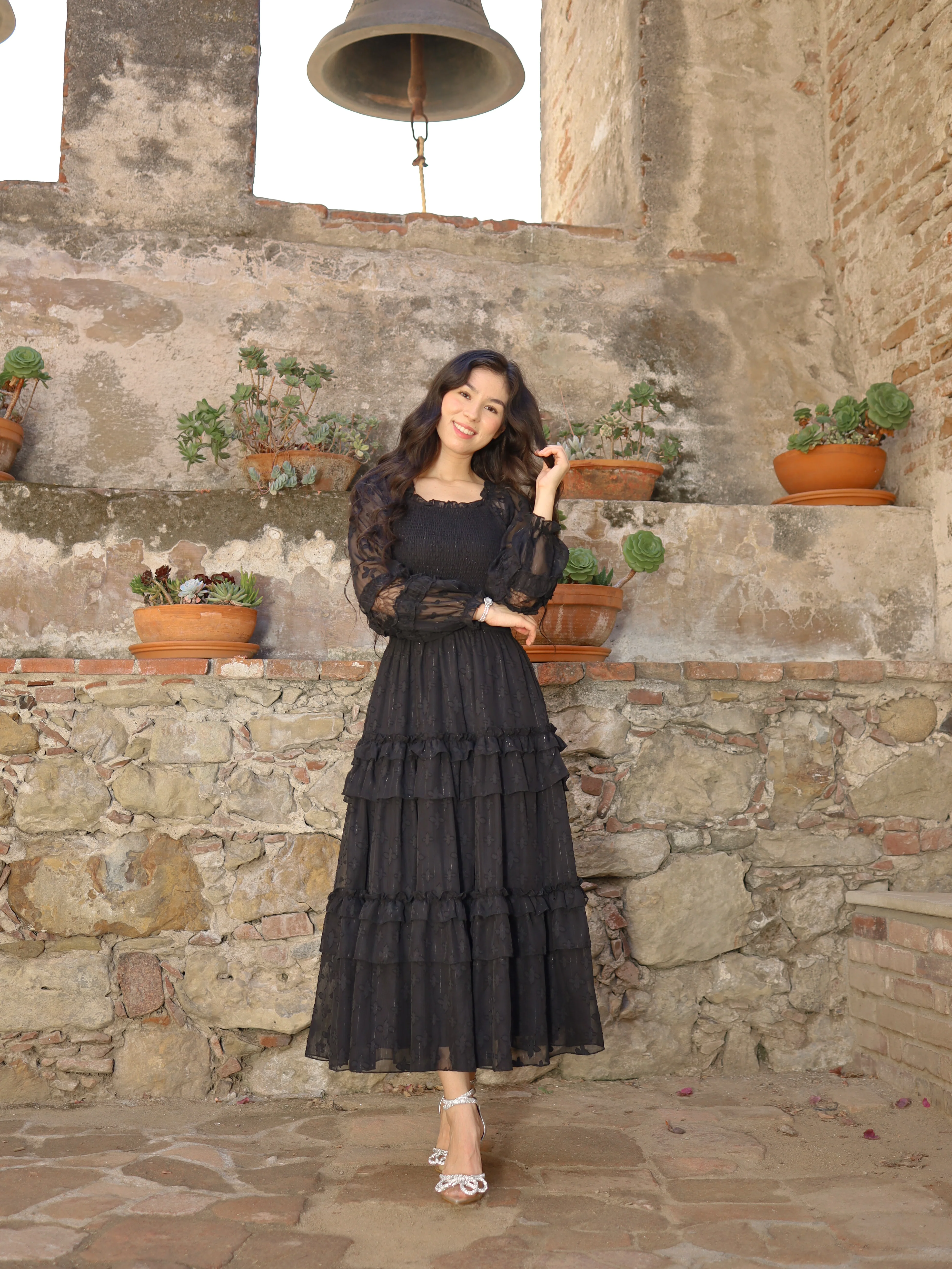 Glittering Garden Dress - Onyx - Image 5