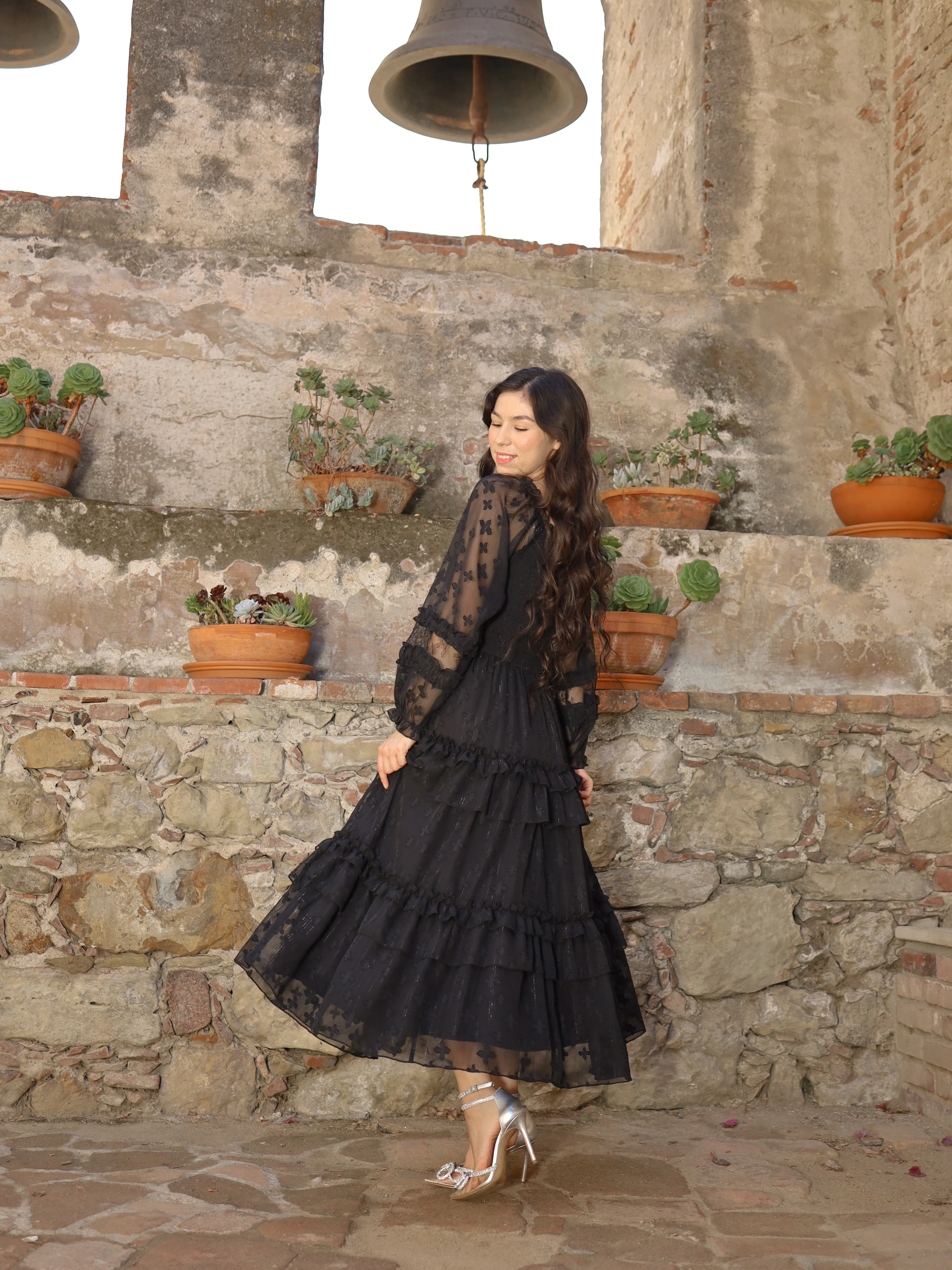 Glittering Garden Dress - Onyx - Image 6
