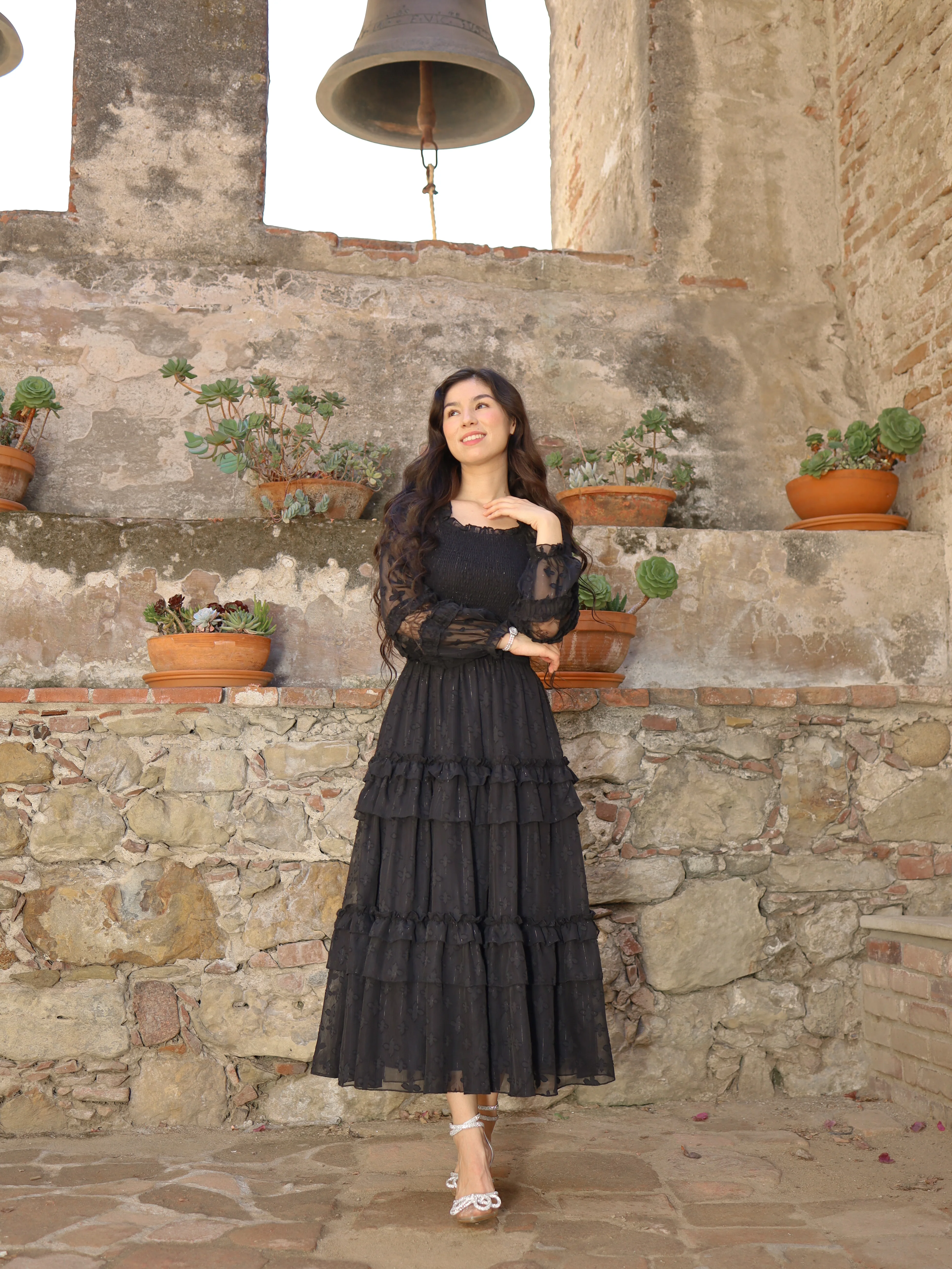 Glittering Garden Dress - Onyx - Image 8
