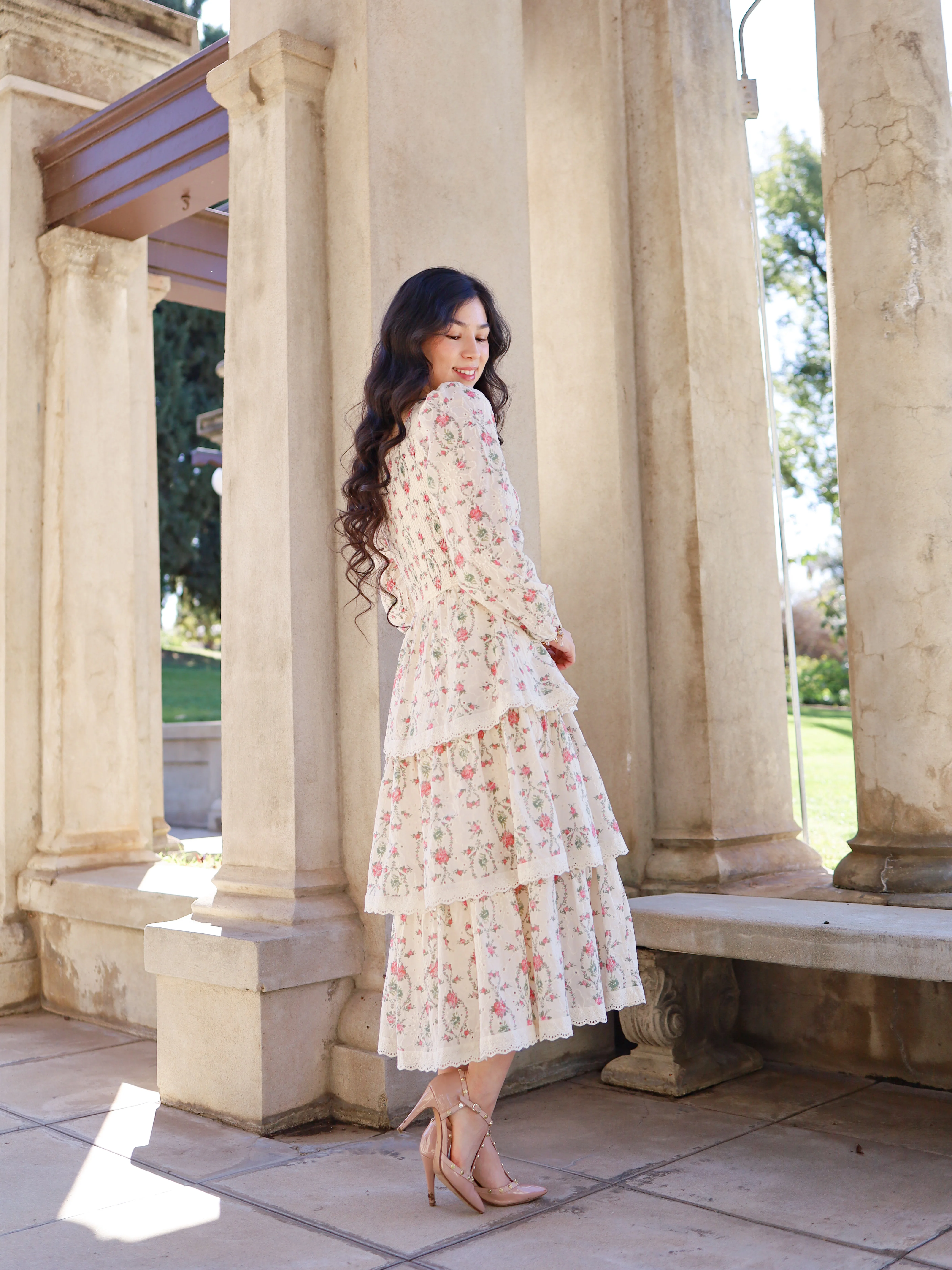 Heirloom Hearts Dress - Cream - Image 10
