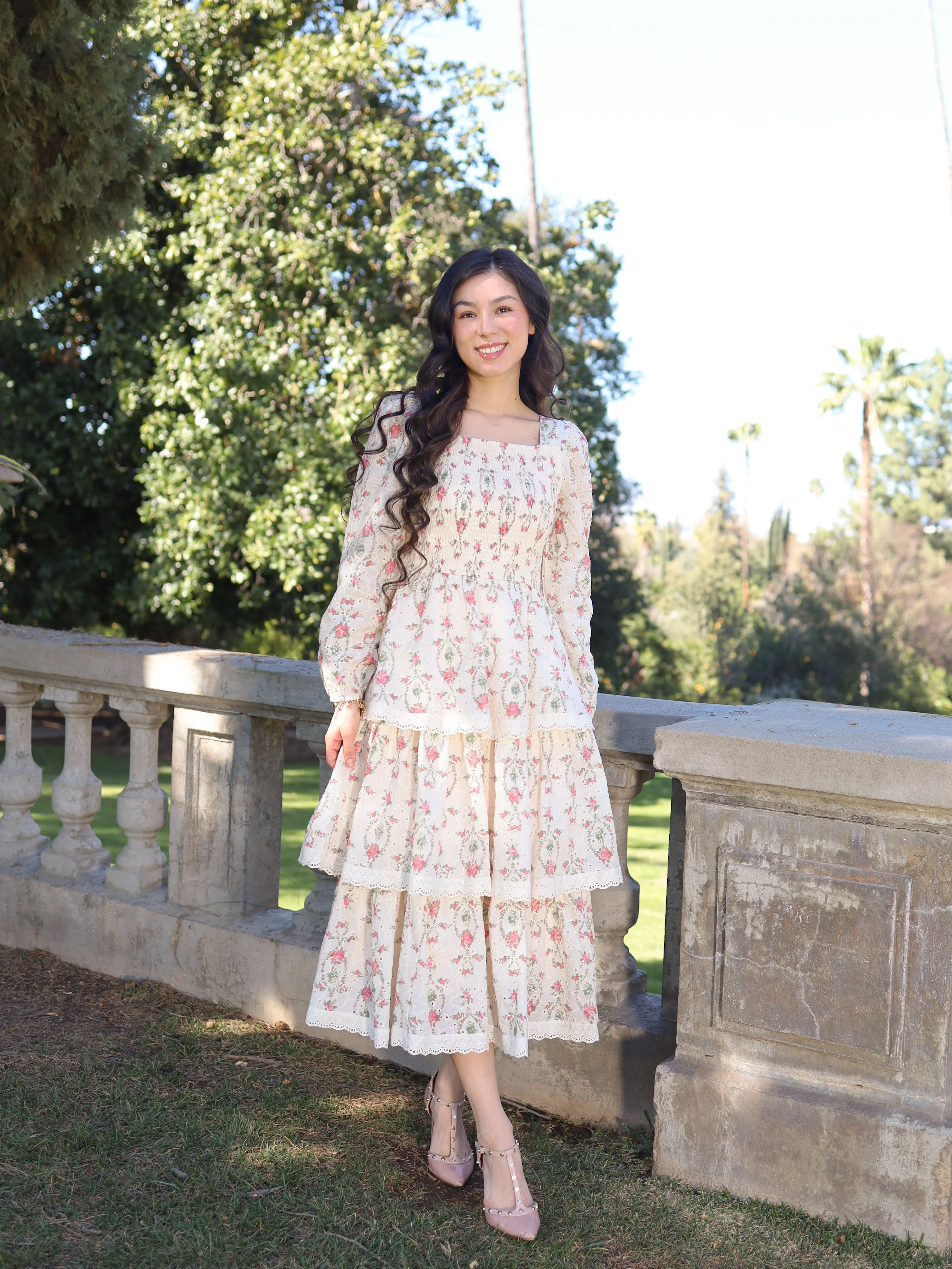 Heirloom Hearts Dress - Cream - Image 12