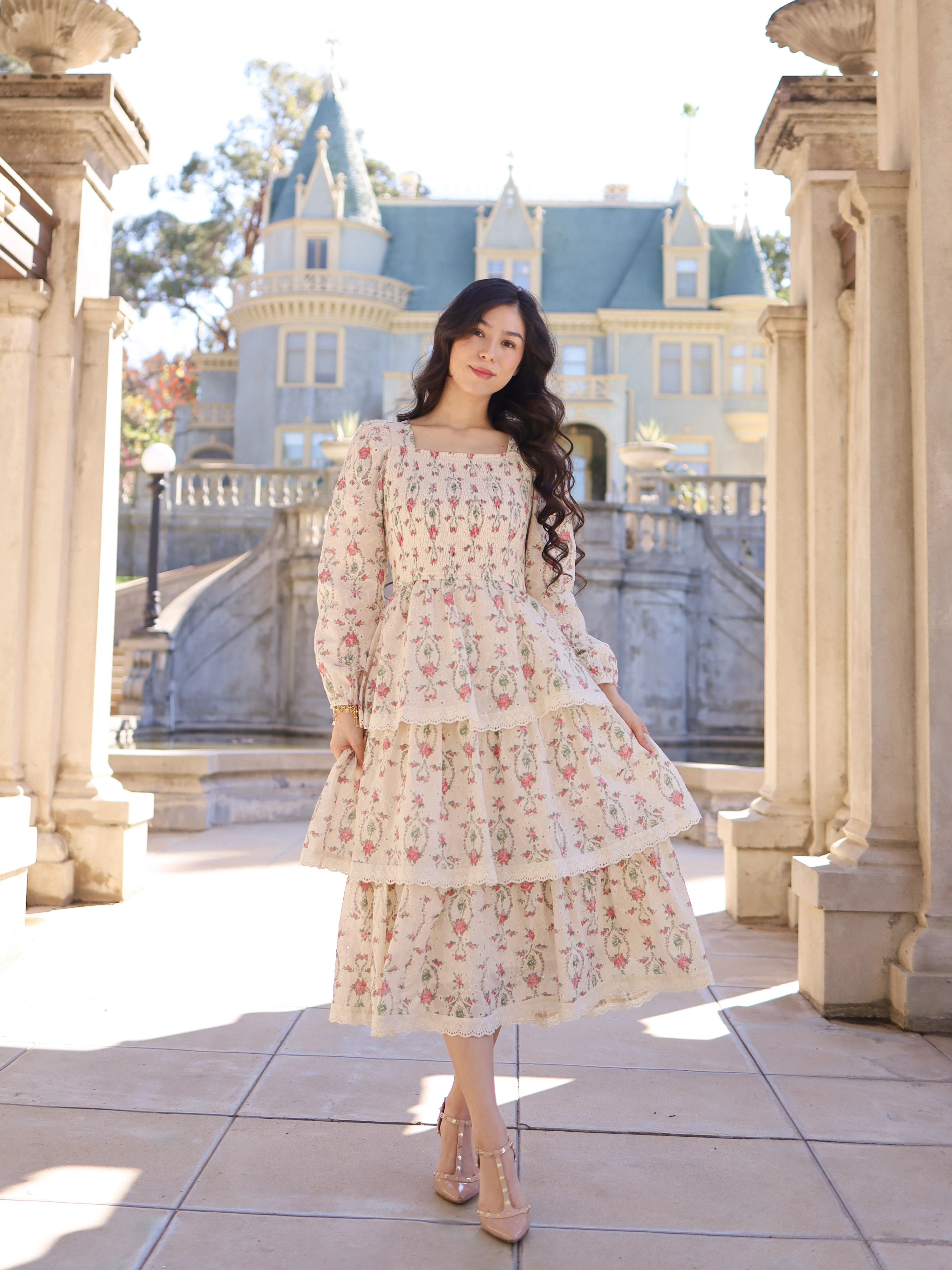 Heirloom Hearts Dress - Cream - Image 13