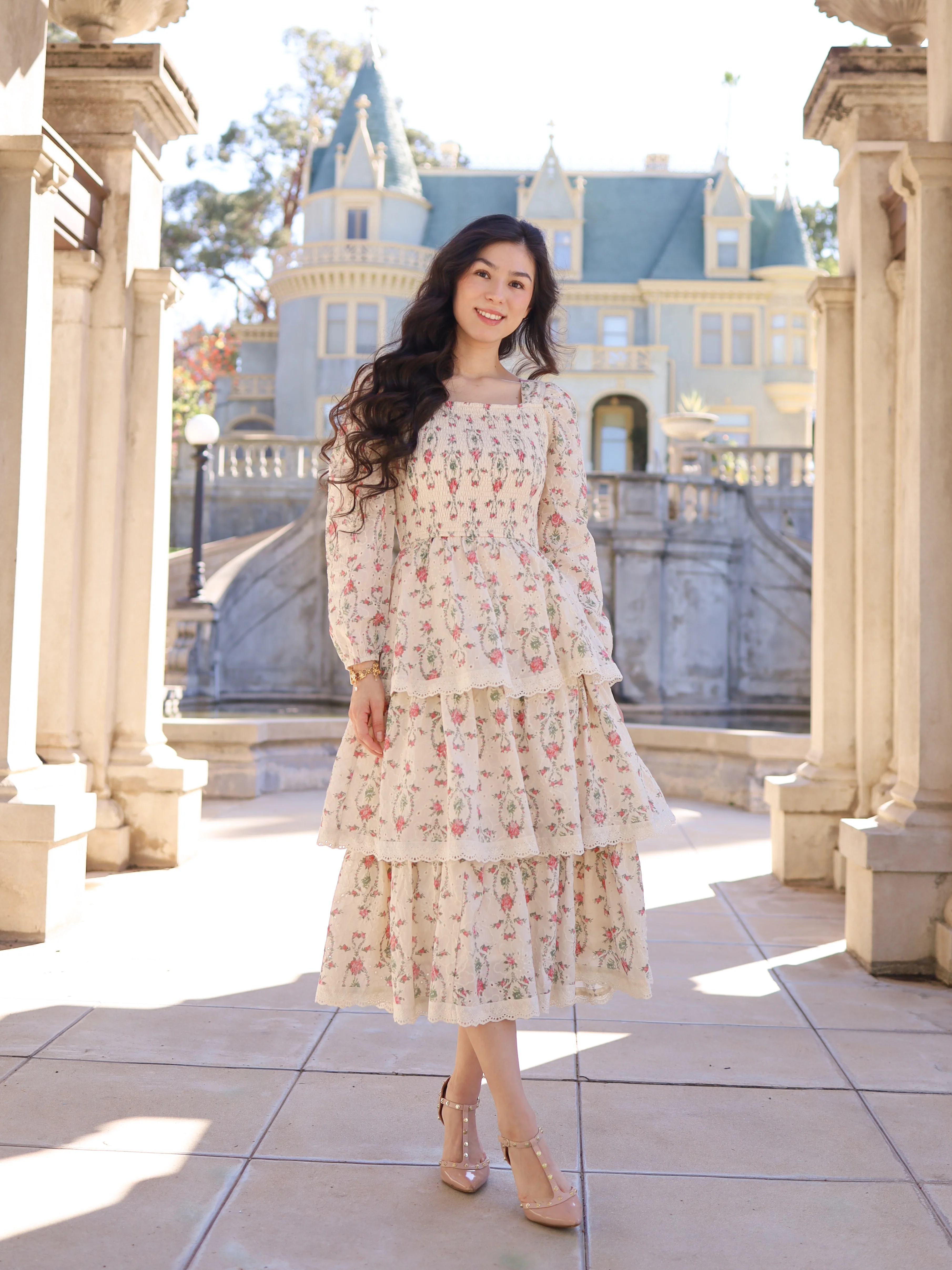 Heirloom Hearts Dress - Cream - Image 15