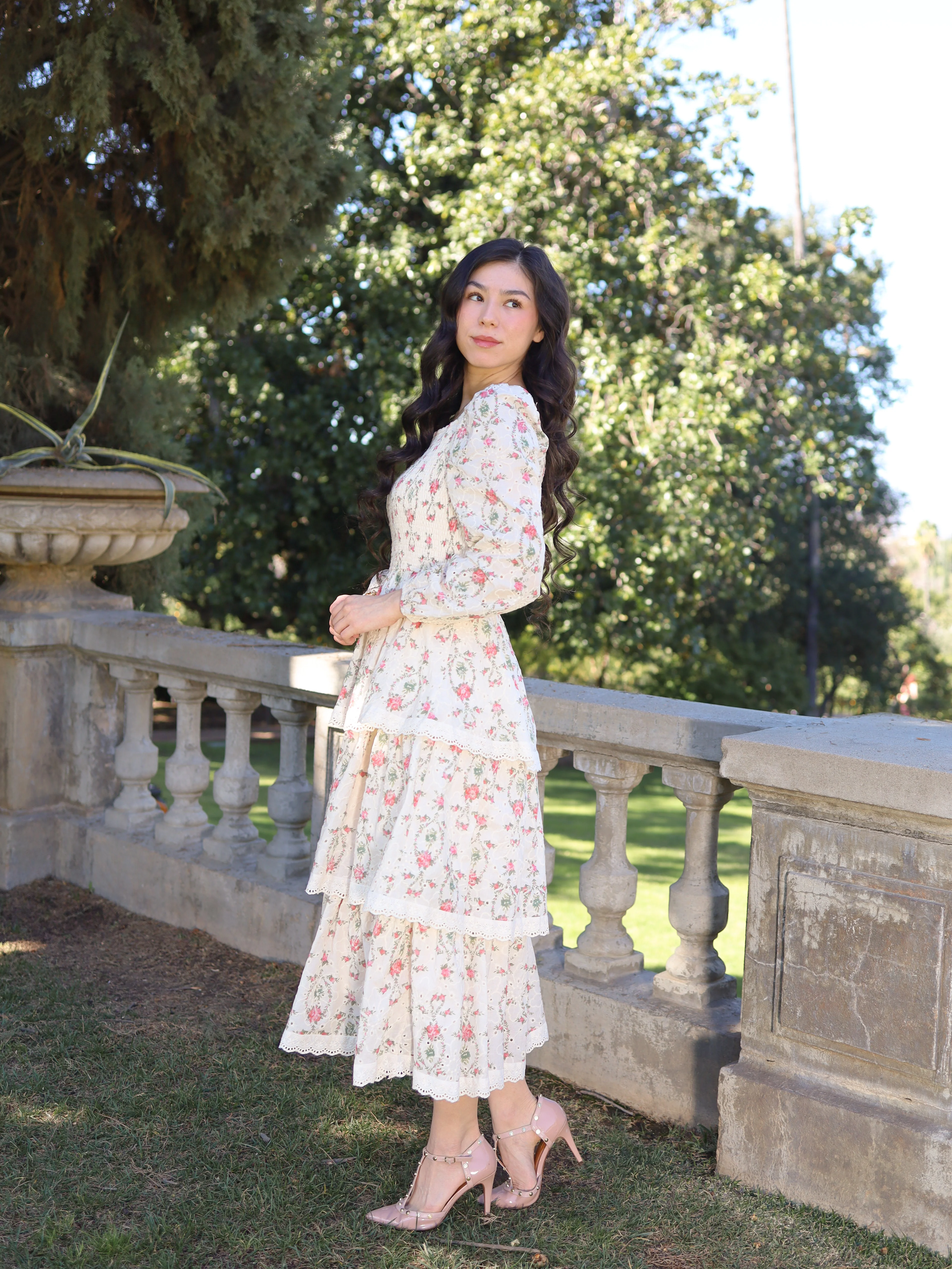 Heirloom Hearts Dress - Cream - Image 16