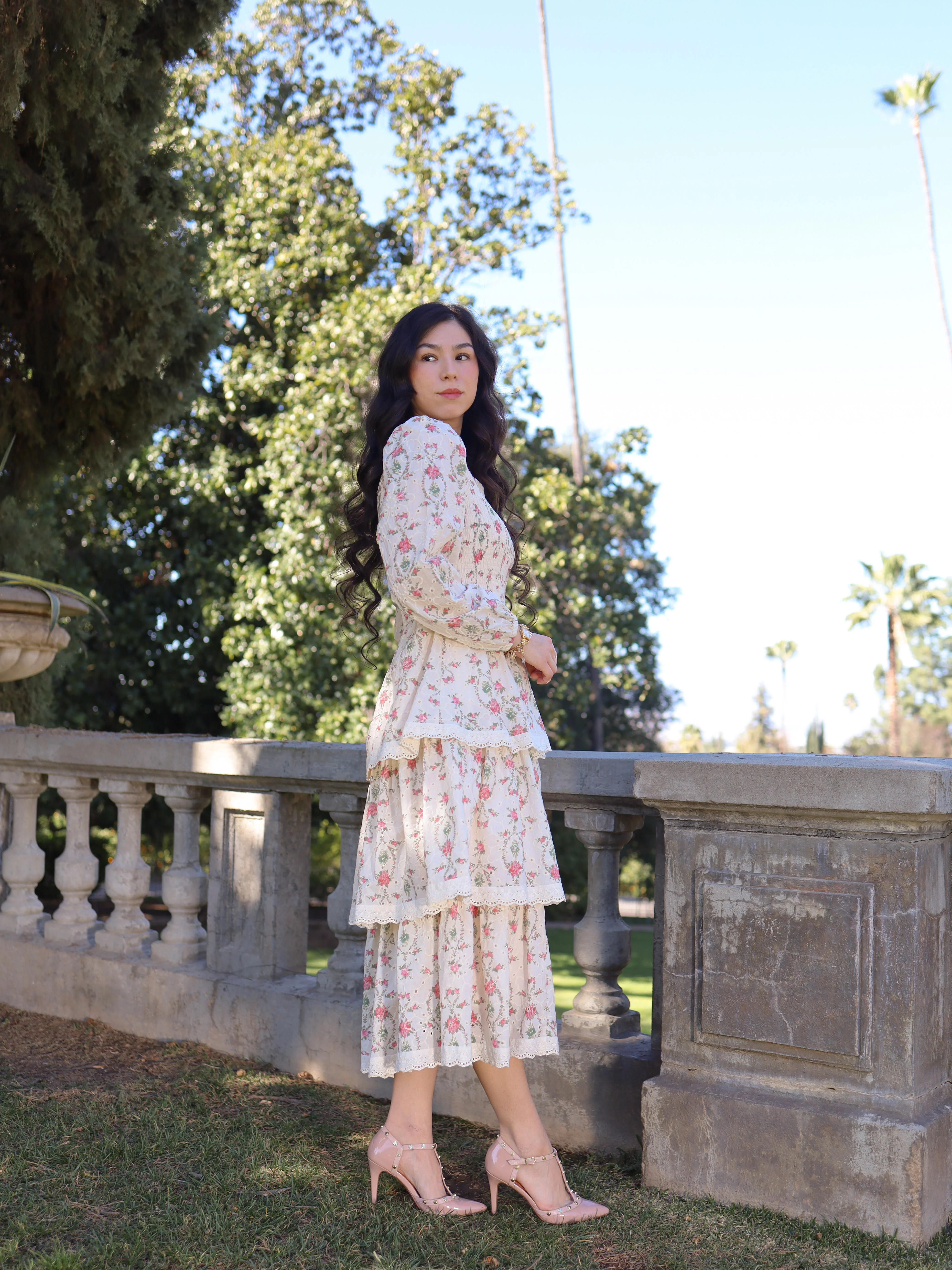 Heirloom Hearts Dress - Cream - Image 3