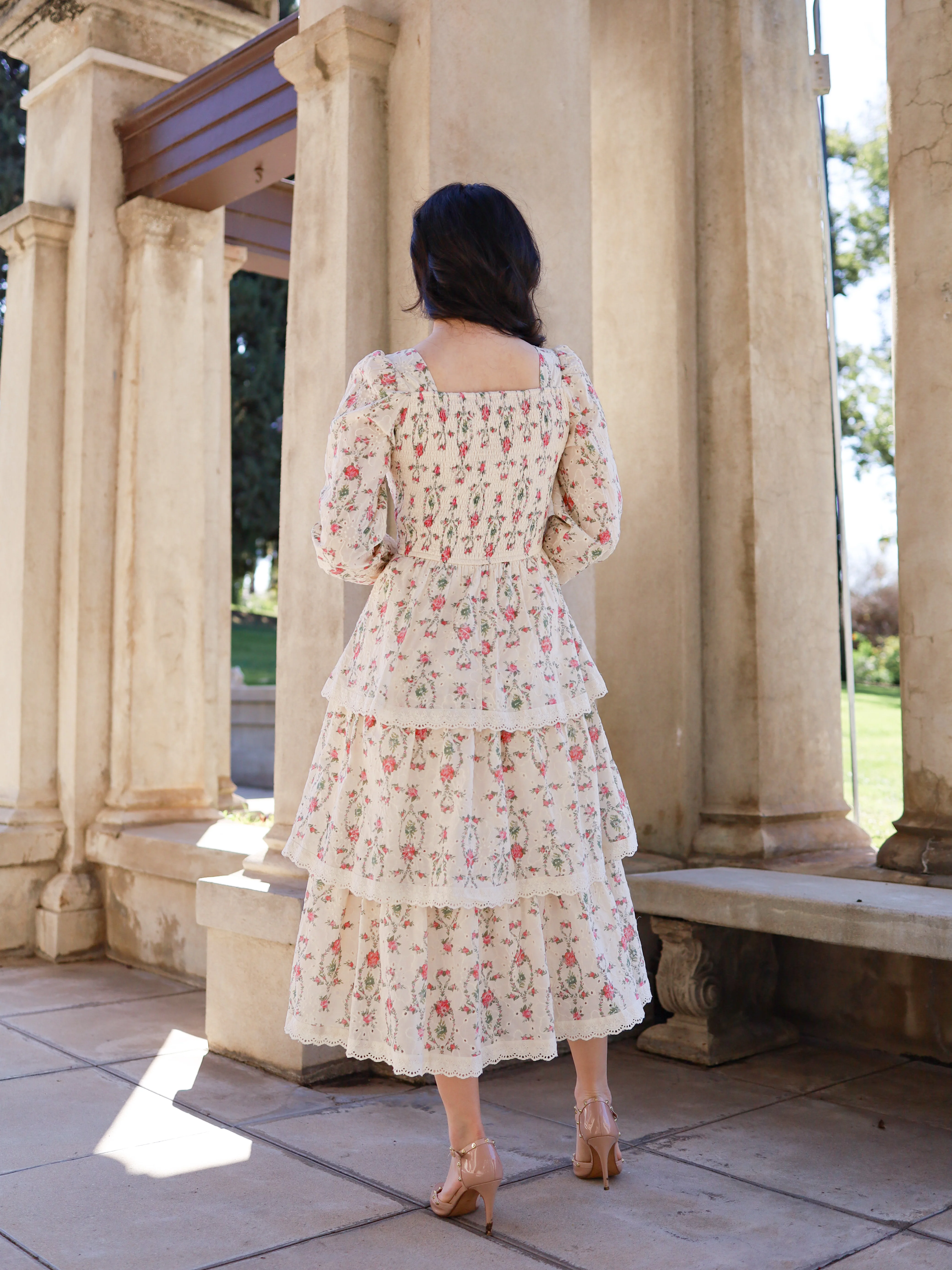 Heirloom Hearts Dress - Cream - Image 4