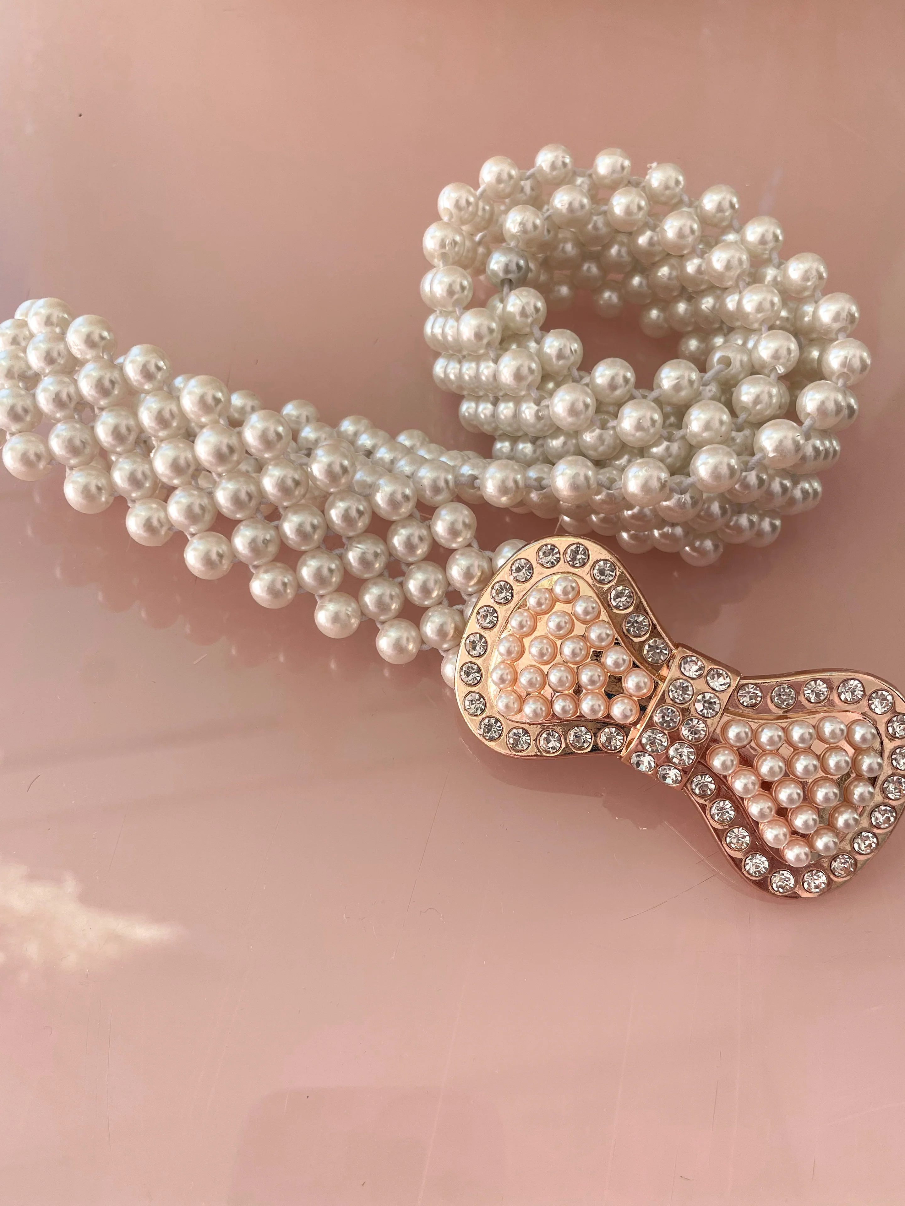Juliet Pearl Bow Belt - Image 2