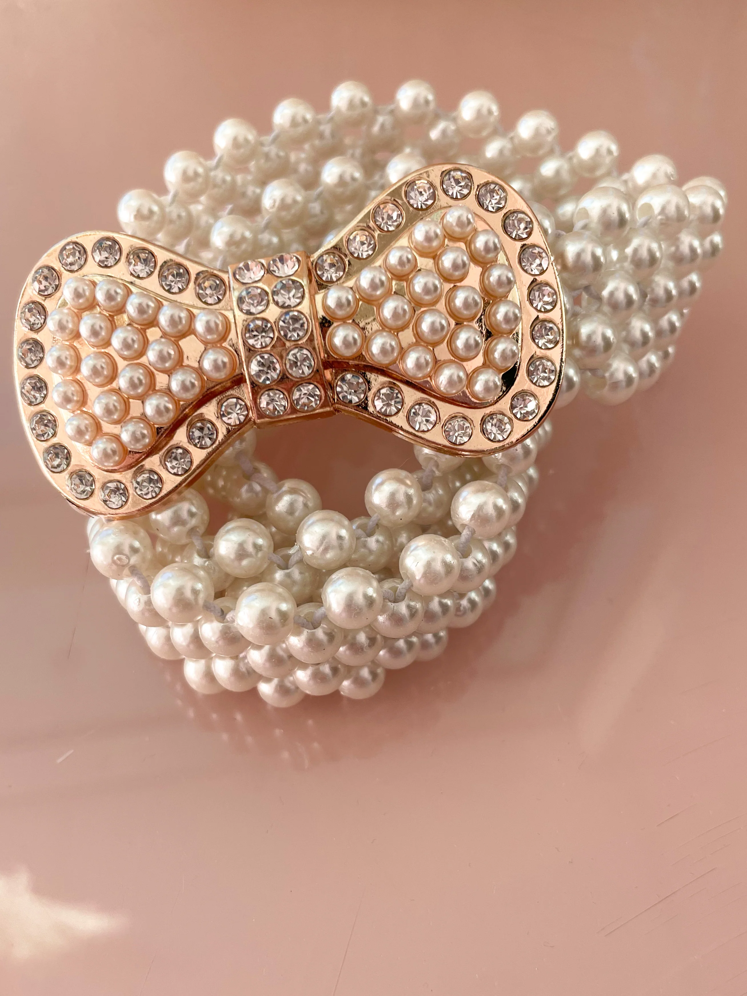 Juliet Pearl Bow Belt - Image 3