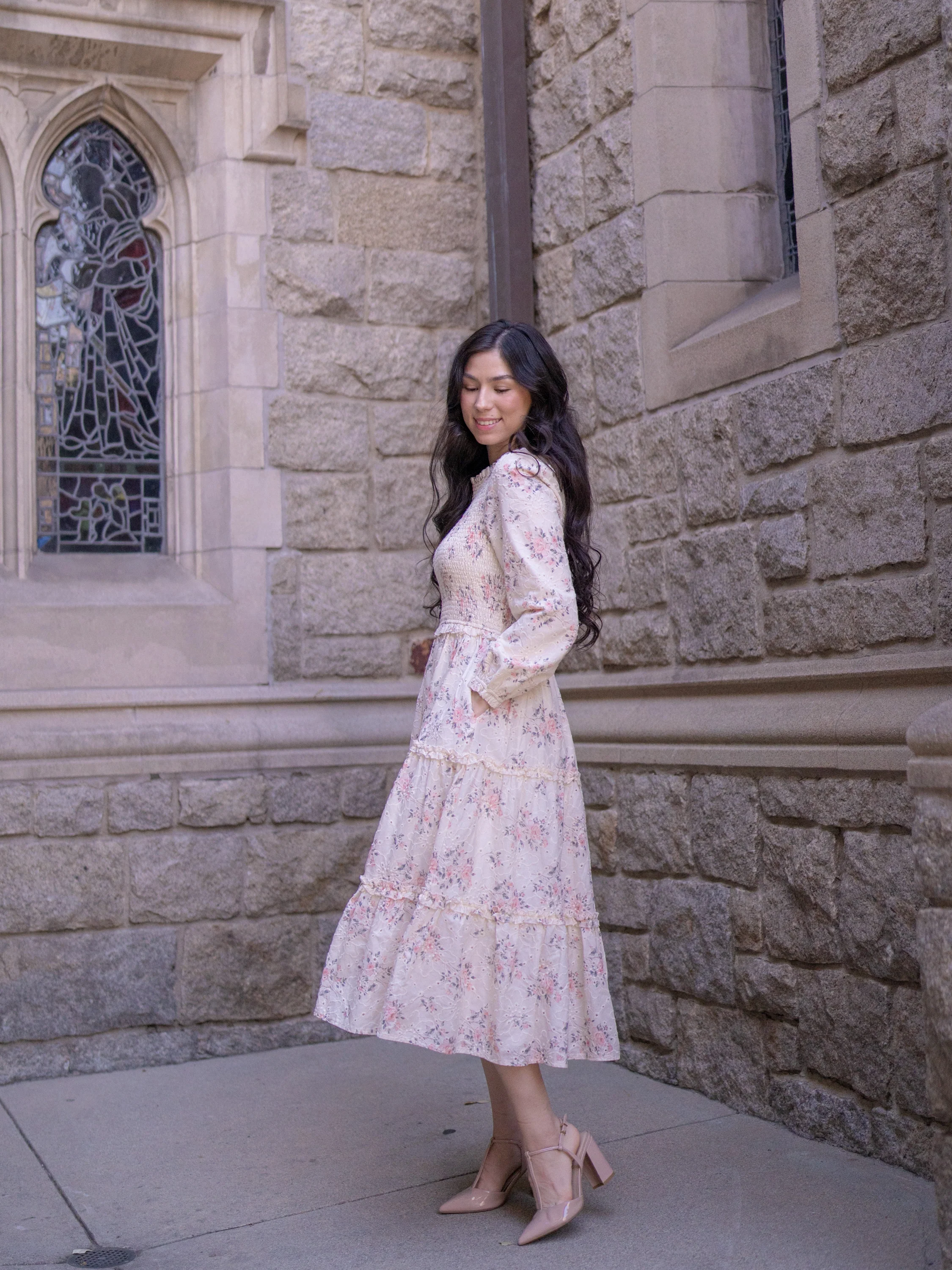 Sugared Skies Dress - Cream - Image 3