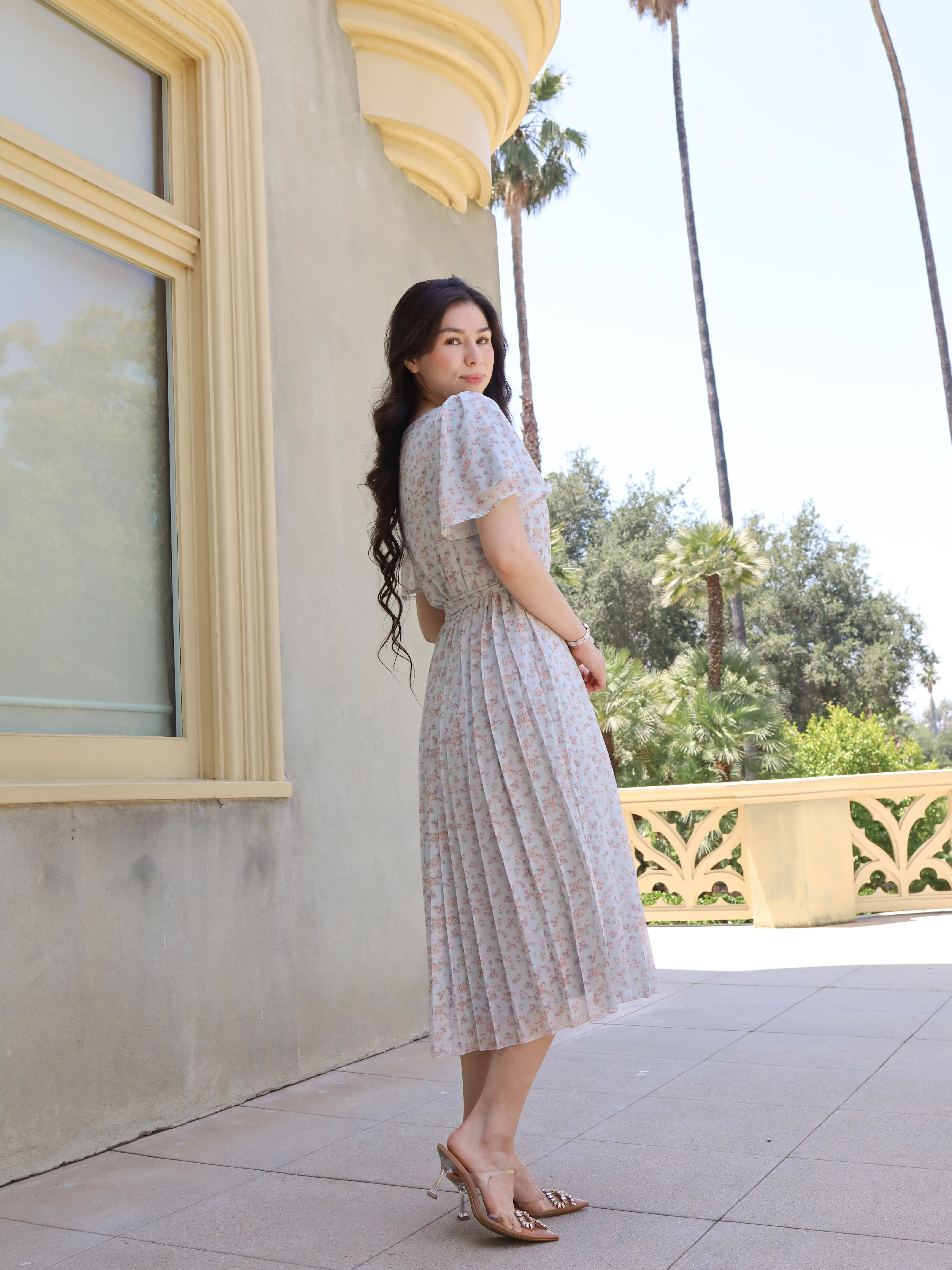 Sweetheart Dress - Soft Blue - Image 3