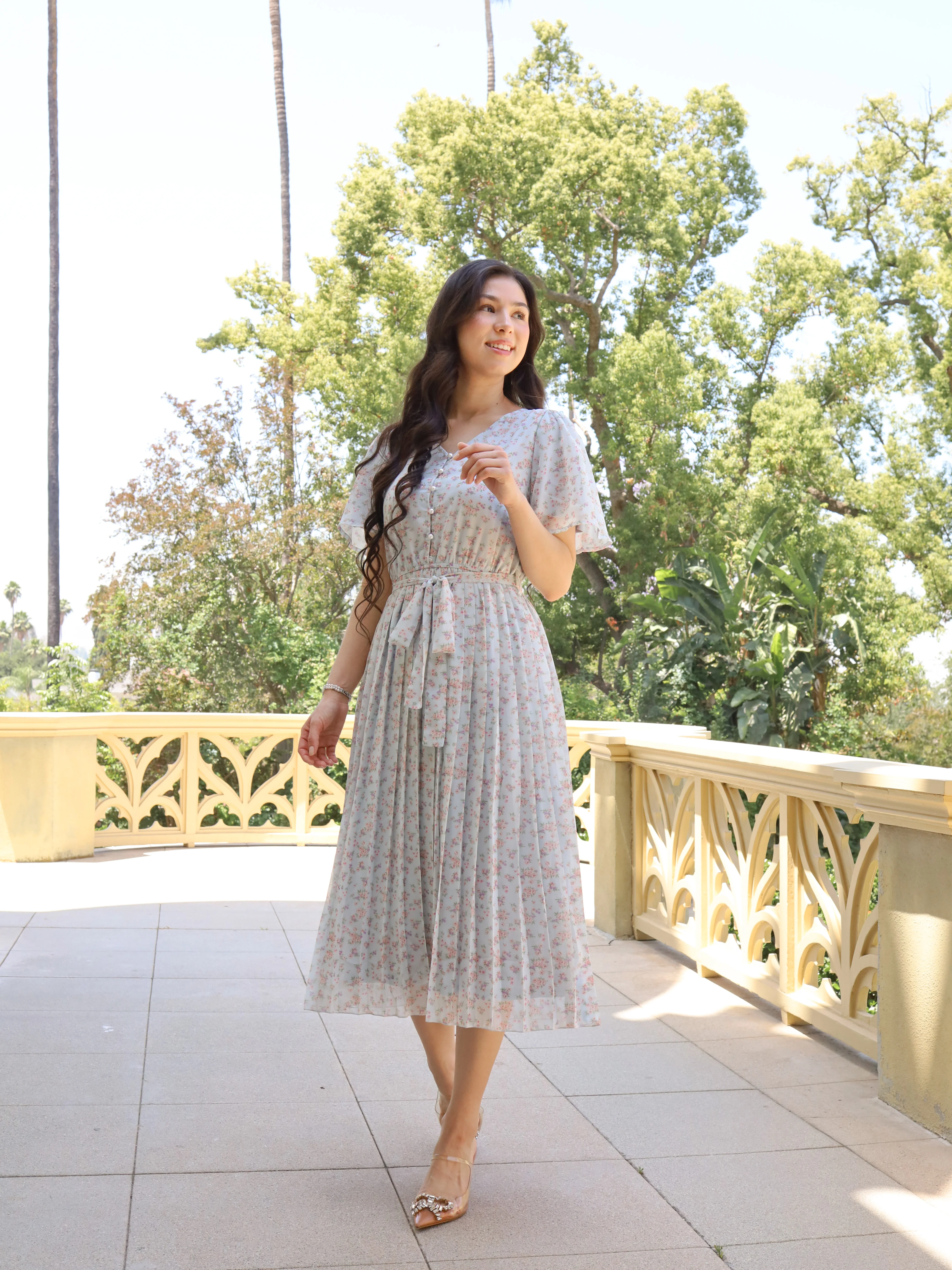 Sweetheart Dress - Soft Blue - Image 5