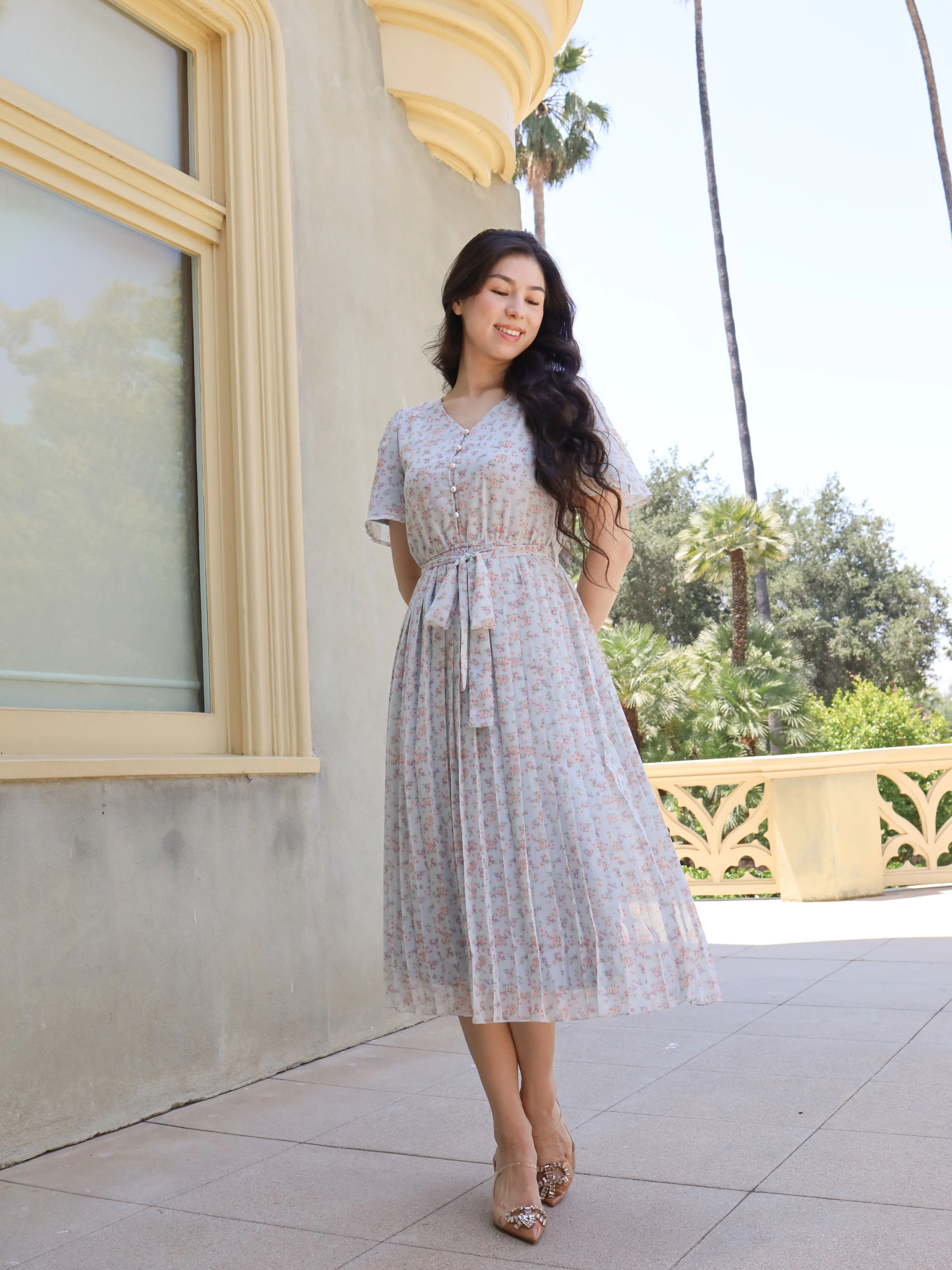 Sweetheart Dress - Soft Blue - Image 6