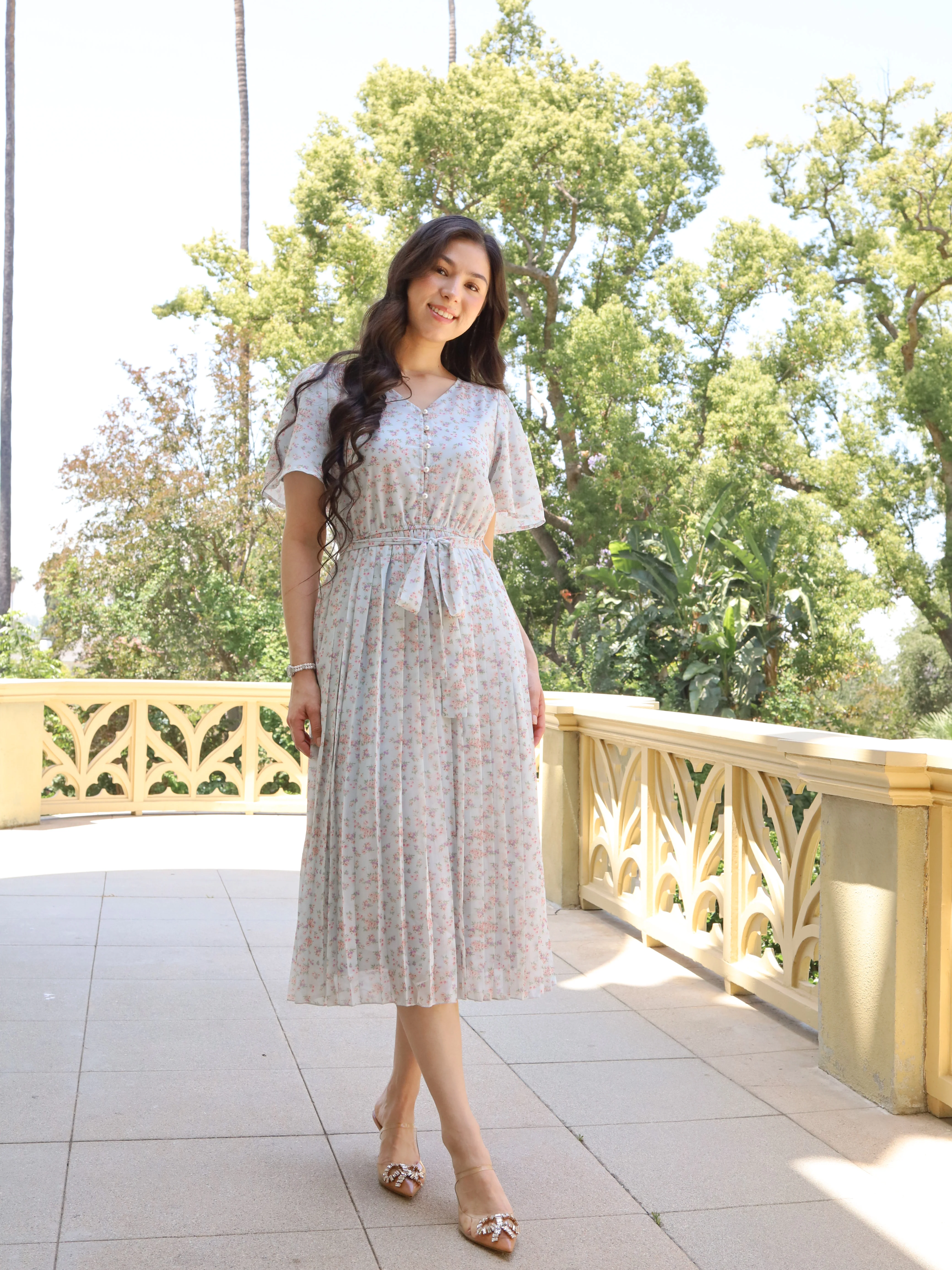 Sweetheart Dress - Soft Blue - Image 7