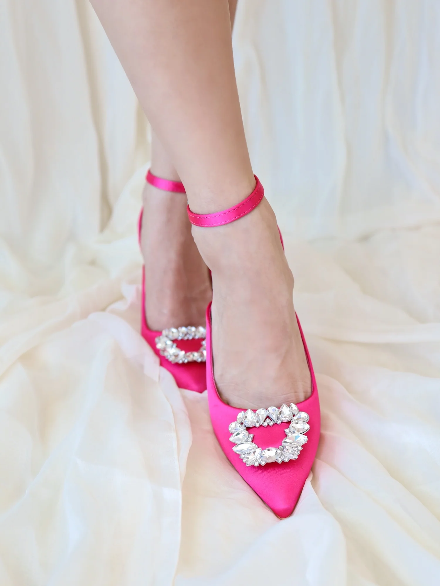 Rose Heels in Hot Pink - Image 5