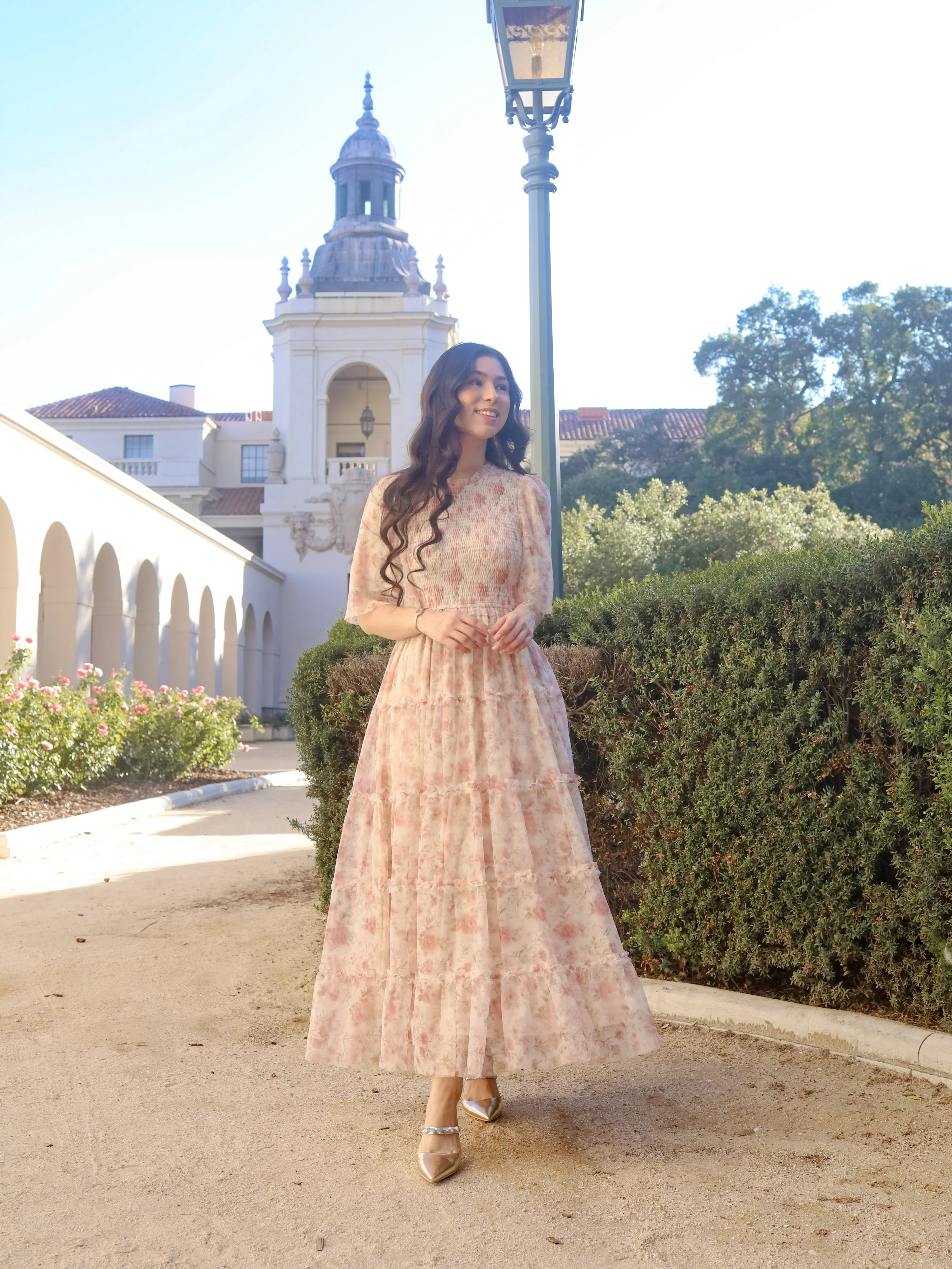 Vintage Romance Dress - Blush Petal - Image 10