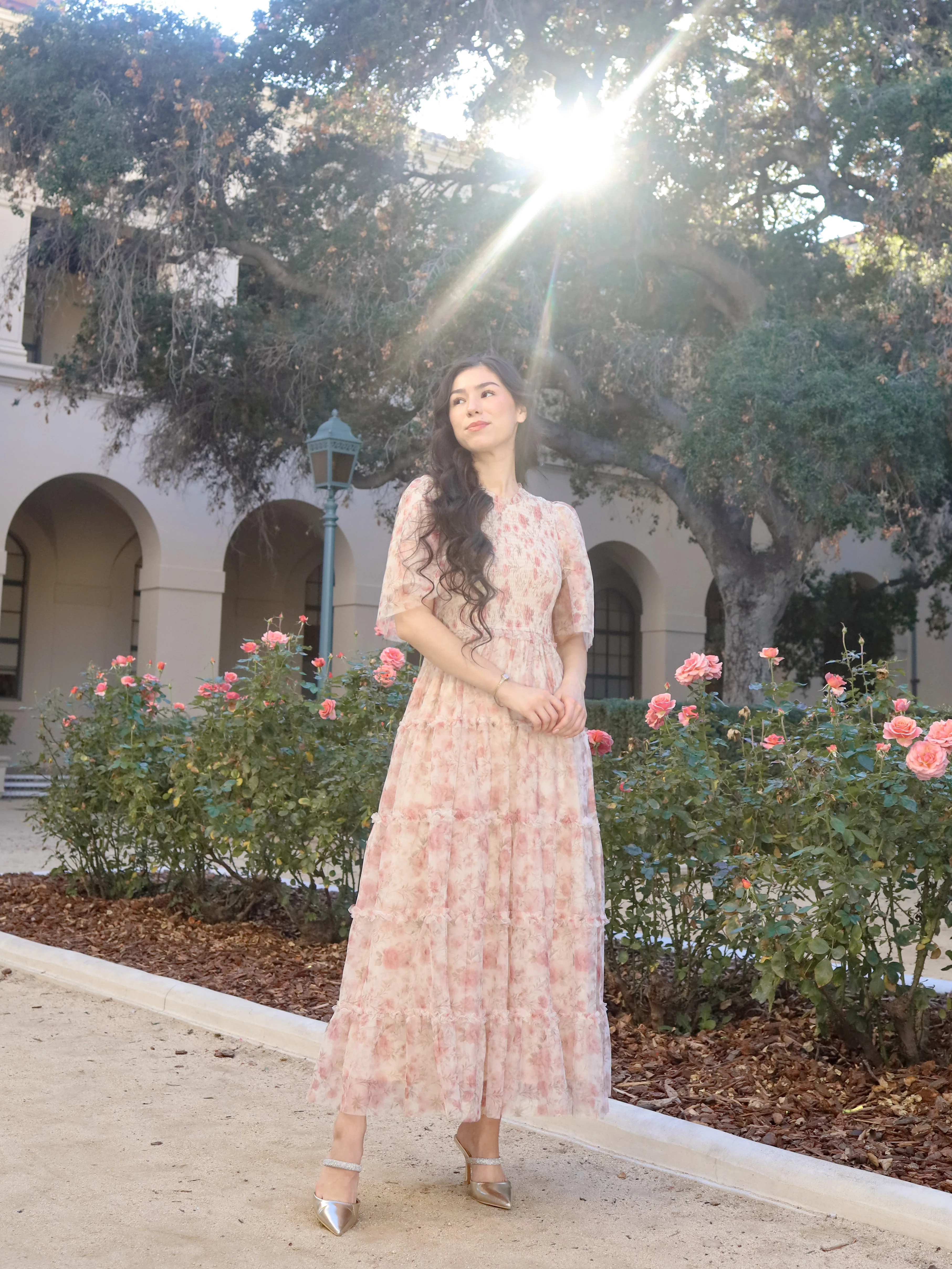 Vintage Romance Dress - Blush Petal - Image 11