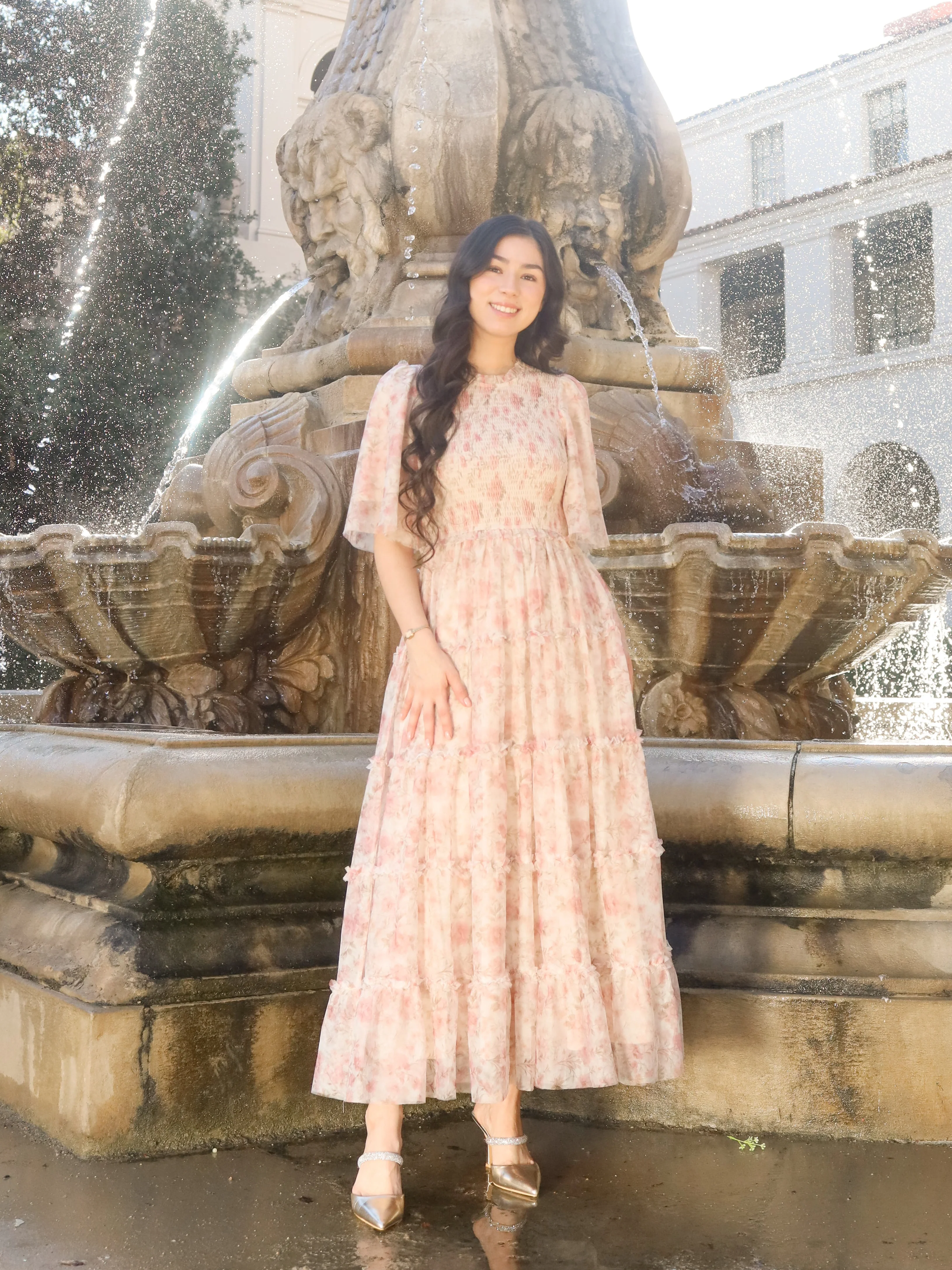 Vintage Romance Dress - Blush Petal - Image 3