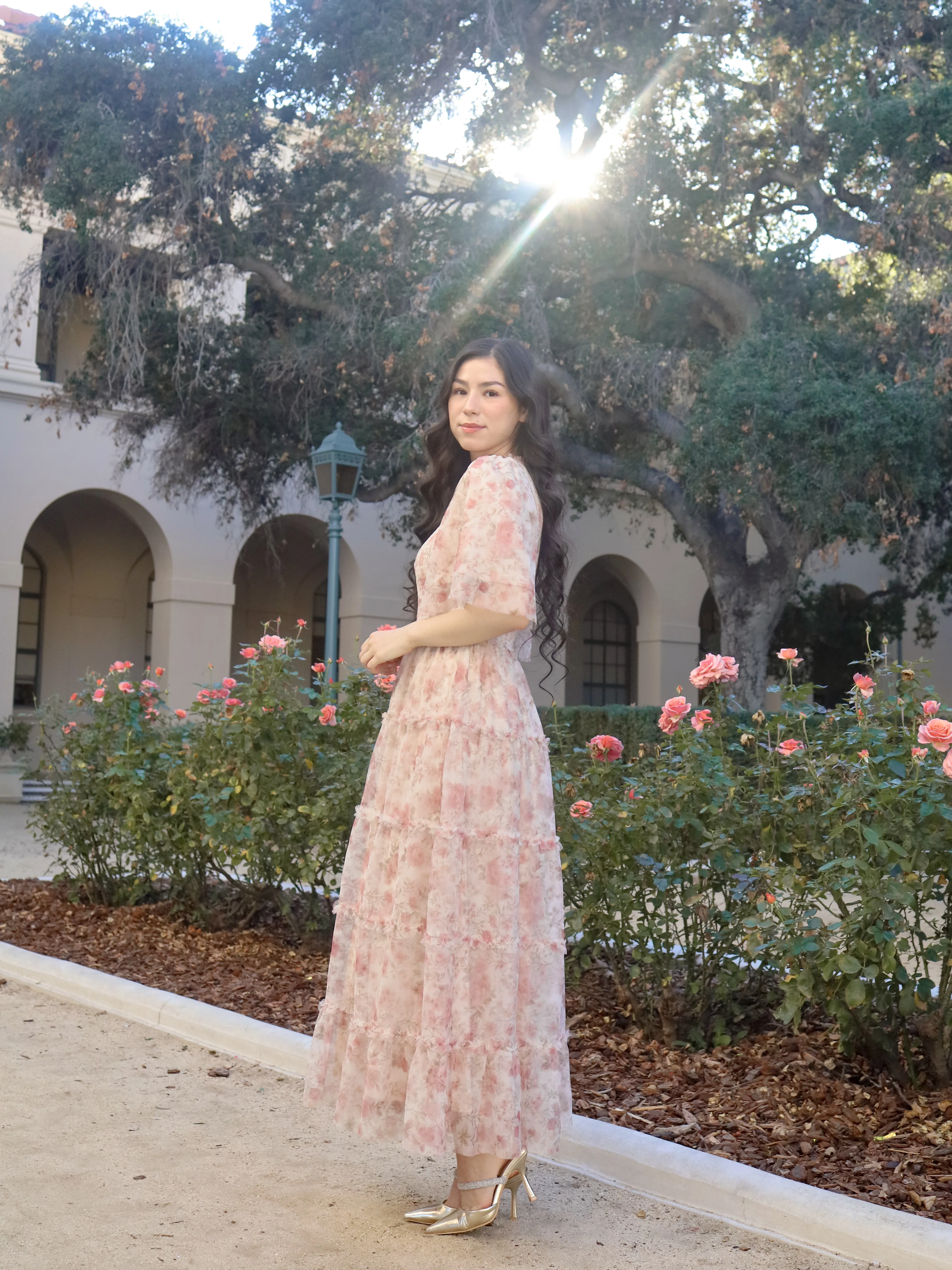 Vintage Romance Dress - Blush Petal - Image 4