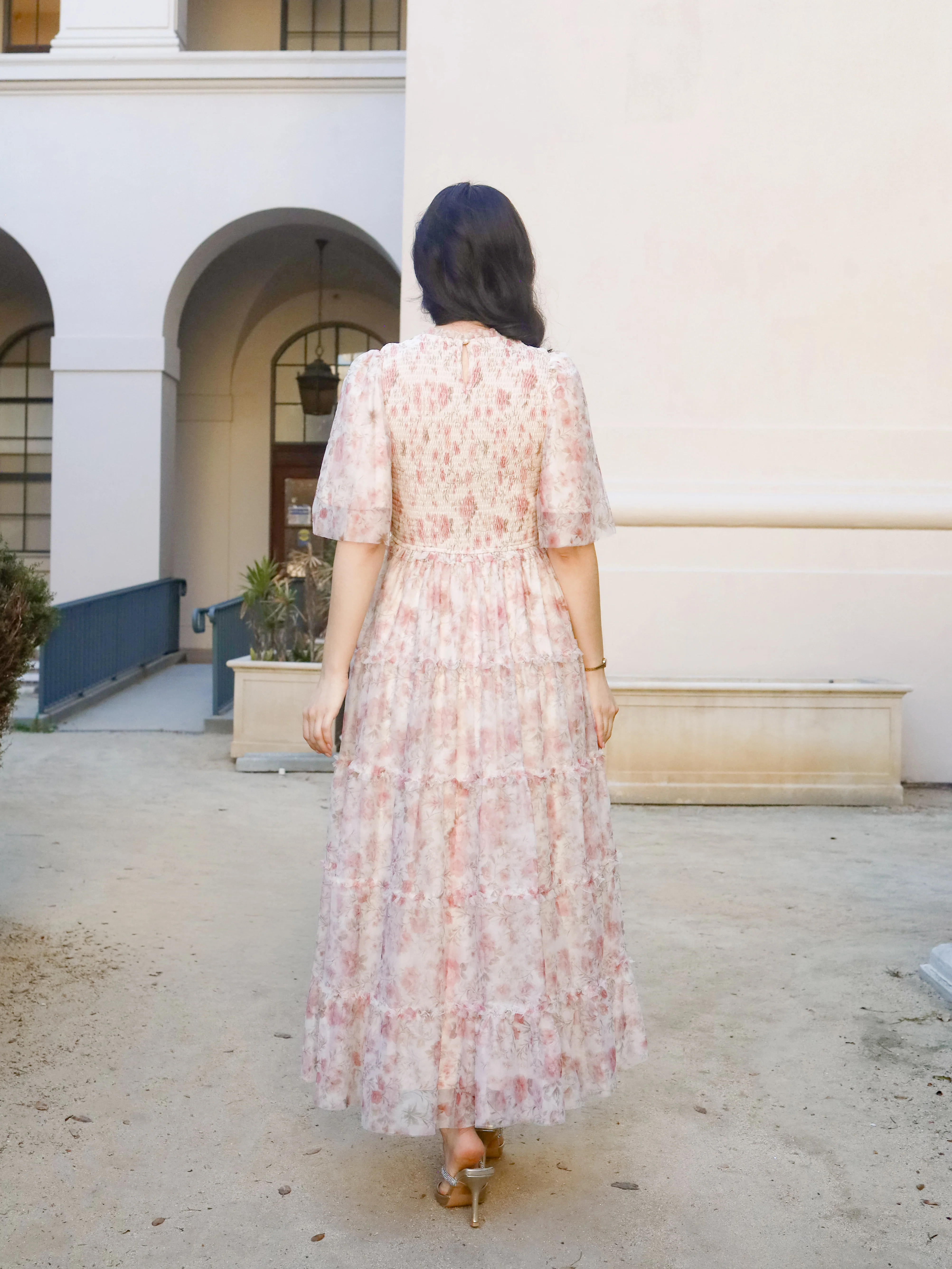 Vintage Romance Dress - Blush Petal - Image 5
